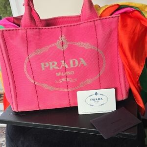 Prada Pink Tote Bag
